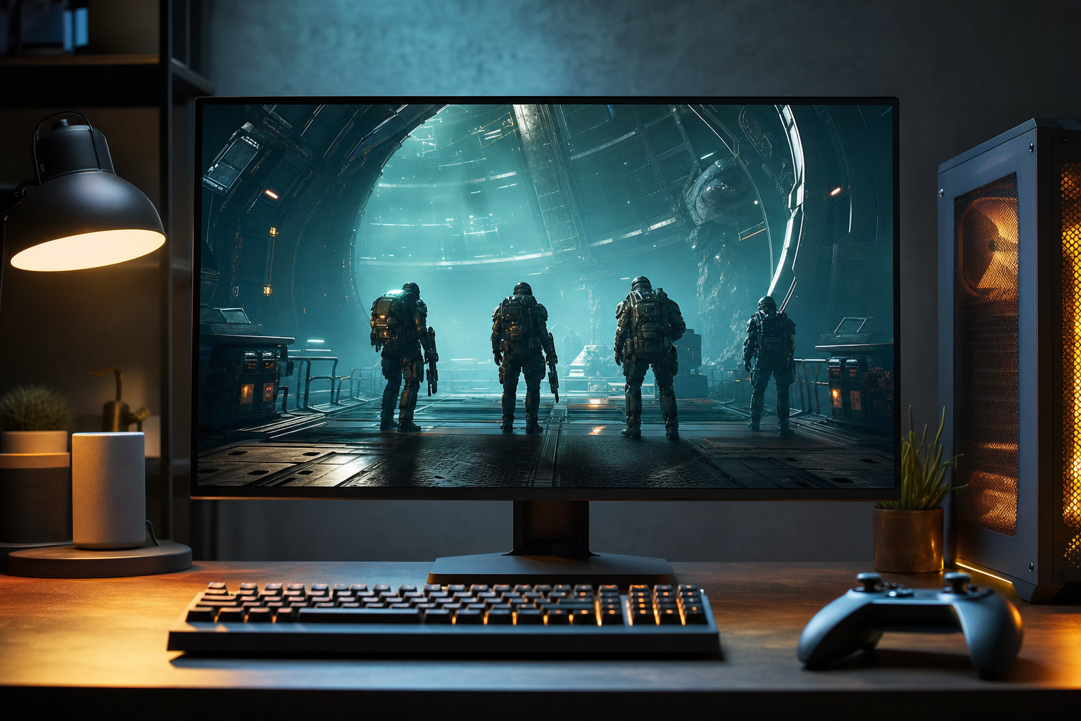 Espace gaming pro avec l eclairage moderne portailloto.com